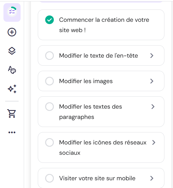 créateur de sites hostinger